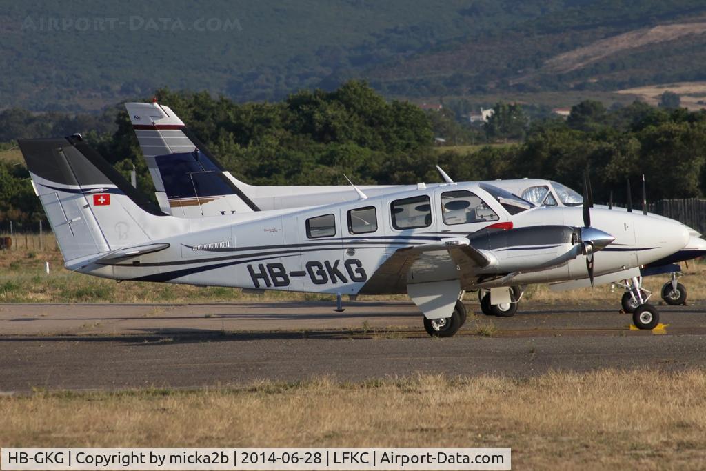 HB-GKG, 2013 Beech 58 Baron Baron C/N TH-2369, Parked