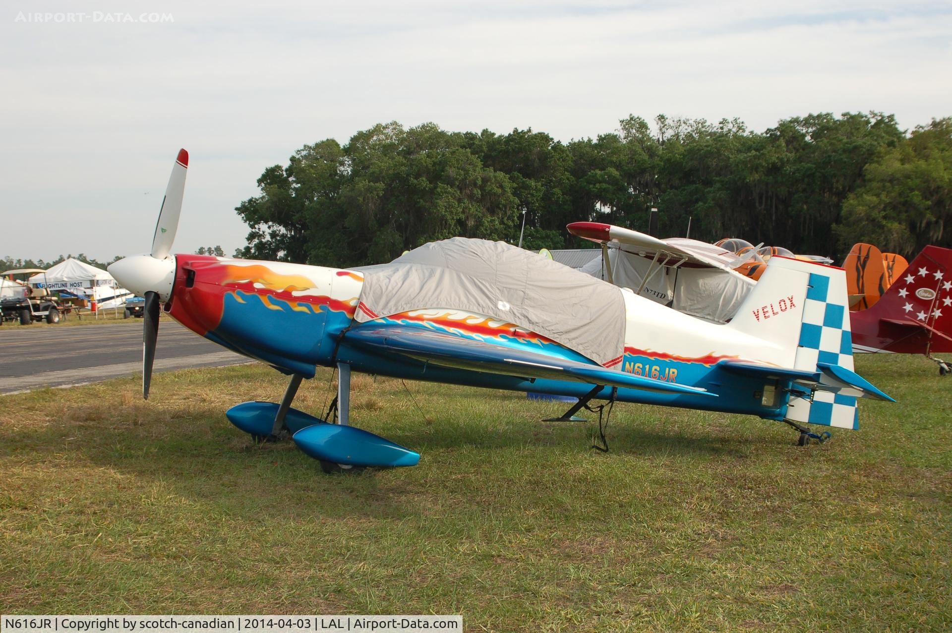 N616JR, 2002 Velox Revolution II C/N 004, 2002 Velox Revolution II, N616JR, at 2014 Sun n Fun, Lakeland Linder Regional Airport, Lakeland, FL