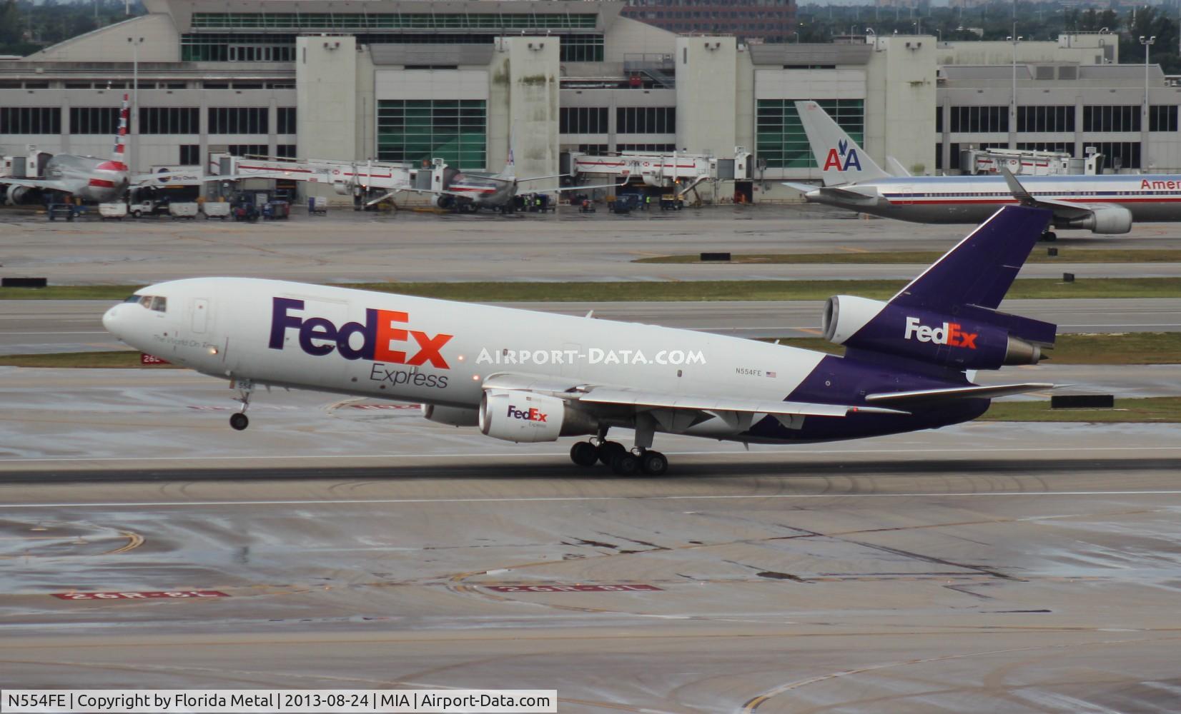 N554FE, 1972 McDonnell Douglas MD-10-10F C/N 46708, Fed Ex MD-10-10F