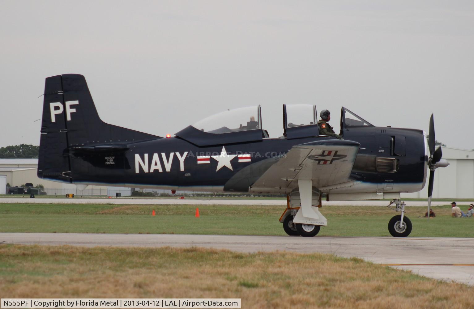 N555PF, 1954 North American T-28B Trojan C/N 200-336 (138265), T-28B Trojan