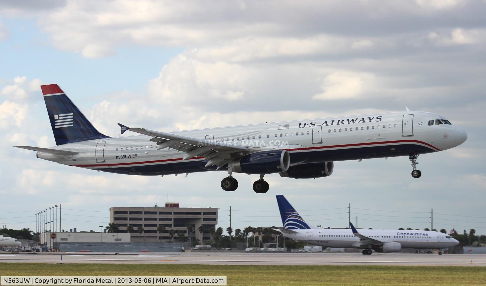 N563UW, 2012 Airbus A321-231 C/N 5368, US Airways A321