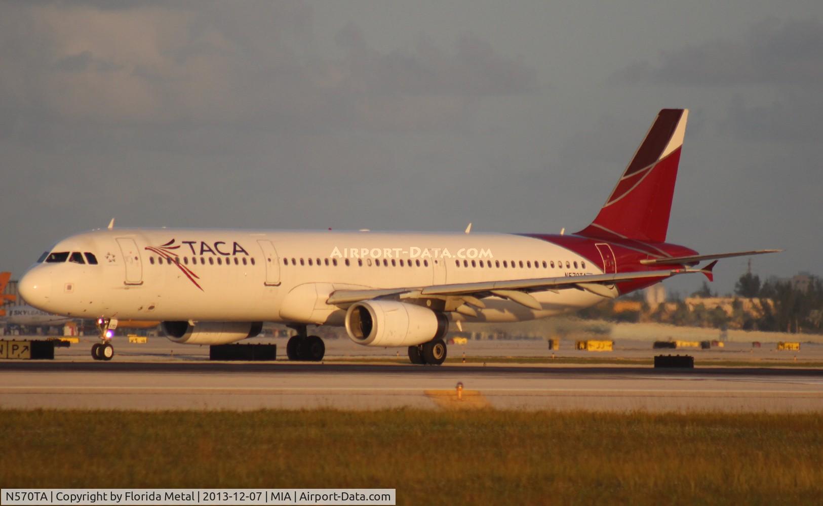 N570TA, Airbus A321-231 C/N 3869, Taca A321