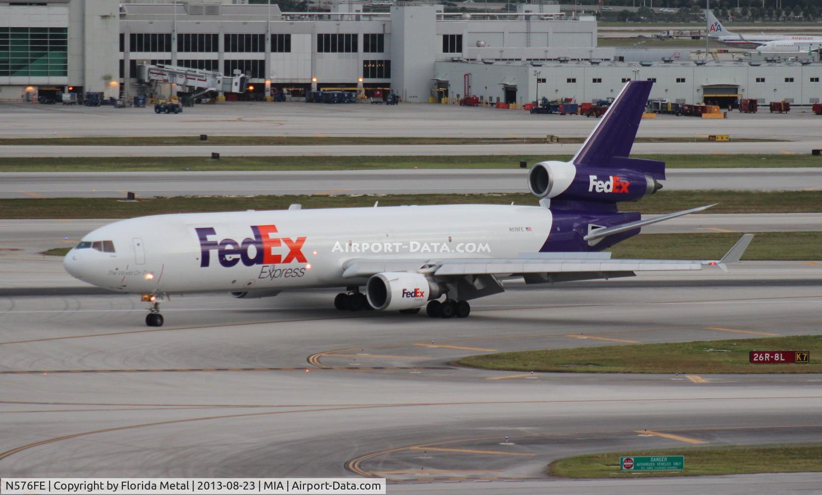 N576FE, 1992 McDonnell Douglas MD-11F C/N 48501, Fed Ex MD-11F