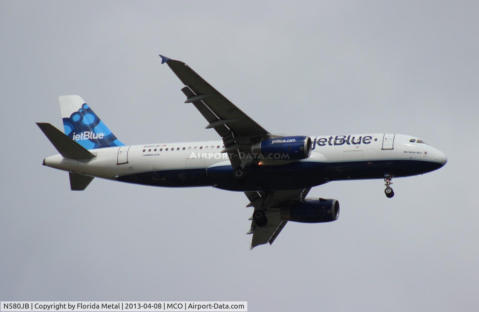 N580JB, 2003 Airbus A320-232 C/N 2136, Jet Blue A320