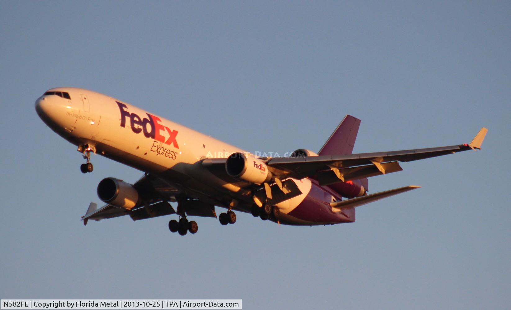 N582FE, 1991 McDonnell Douglas MD-11F C/N 48420, Fed Ex MD-11F