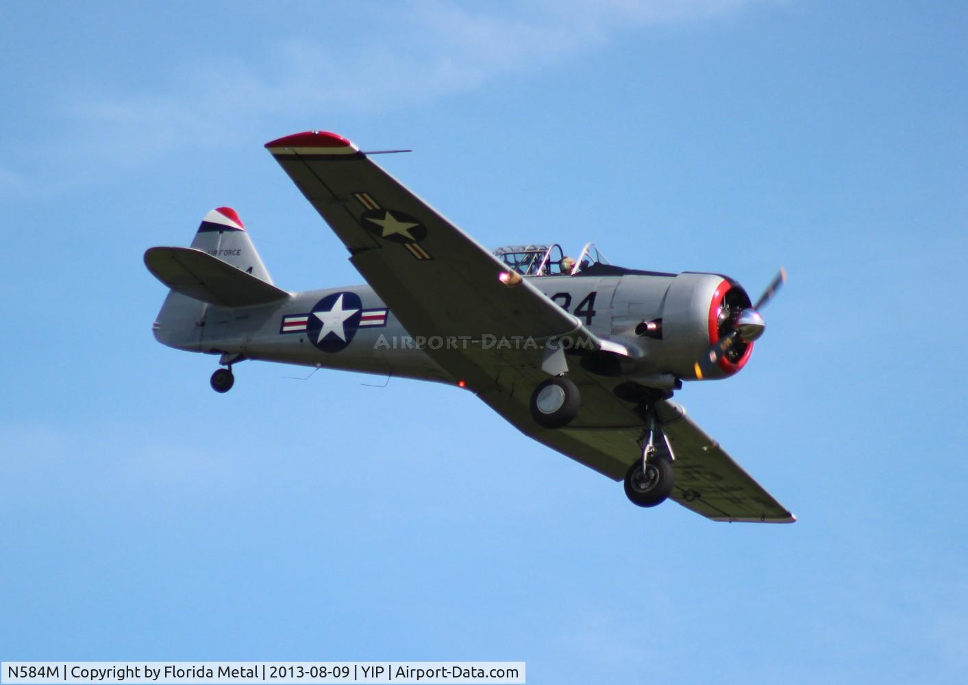 N584M, 1958 North American T-6G Texan C/N 168-92, T-6G Texan