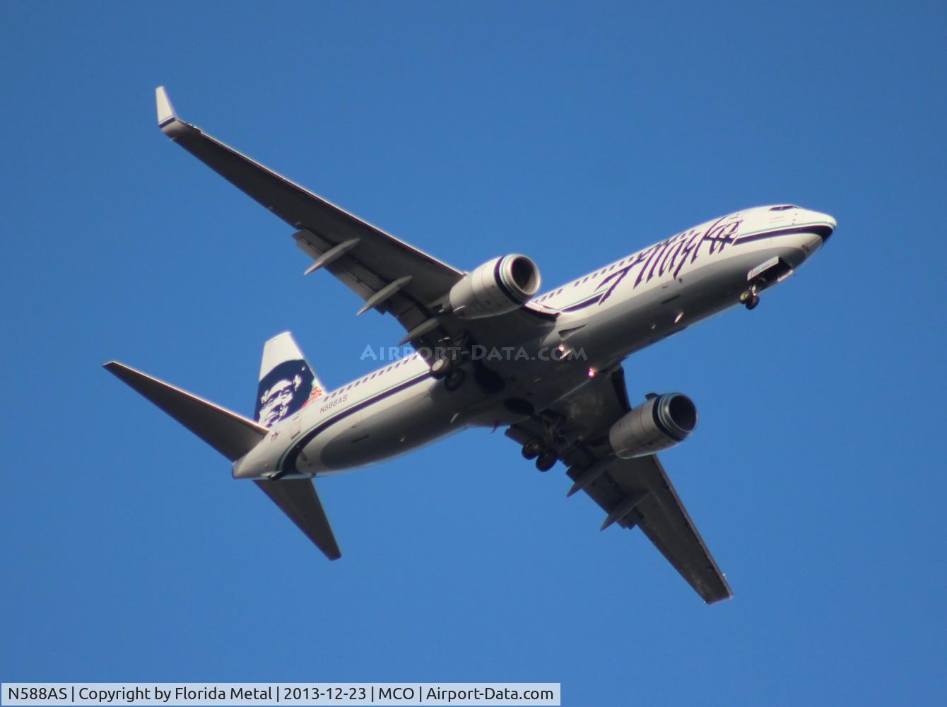 N588AS, 2007 Boeing 737-890 C/N 35685, Alaska 737-800