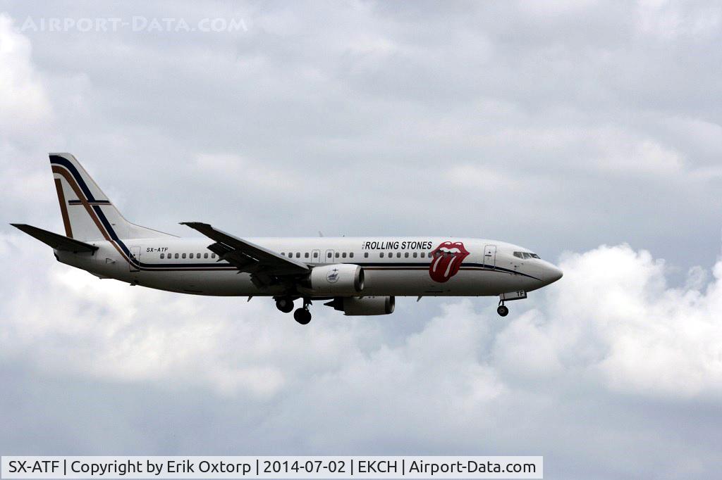 SX-ATF, 1992 Boeing 737-406 C/N 25423, SX-ATF landing i  CPH on rw 22L