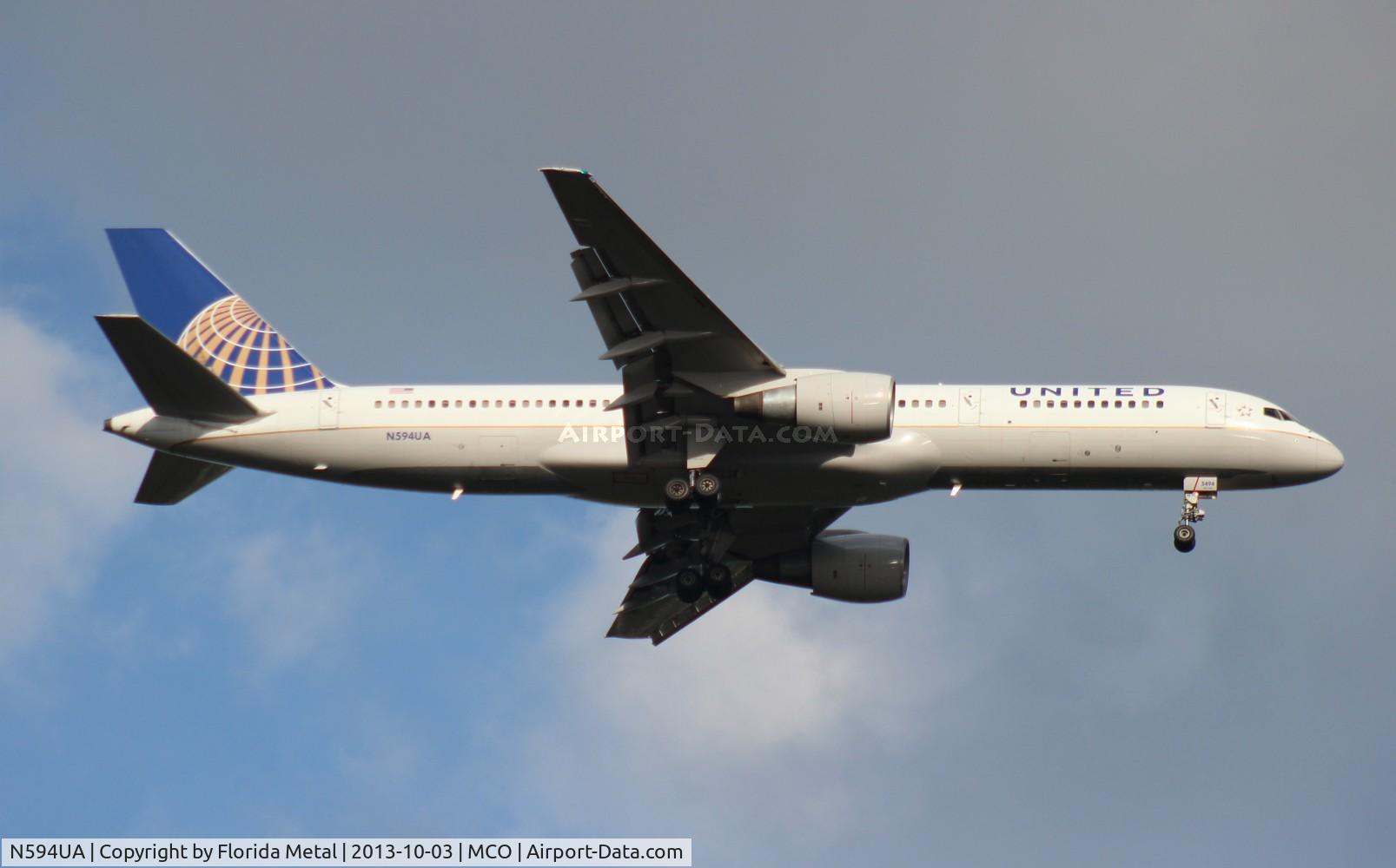 N594UA, 1996 Boeing 757-222 C/N 28145, United 757-200