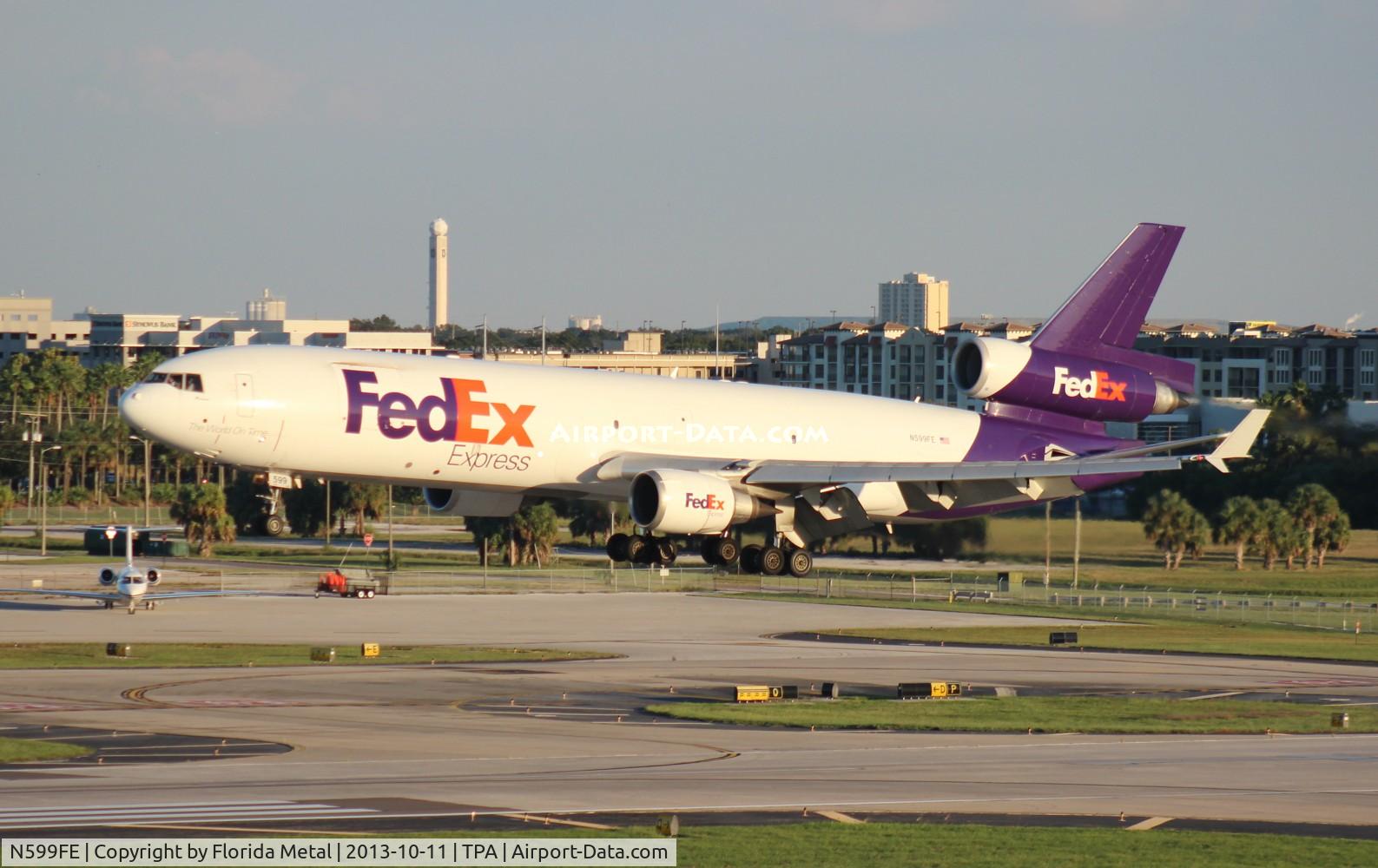 N599FE, 1993 McDonnell Douglas MD-11F C/N 48598, Fed Ex MD-11F