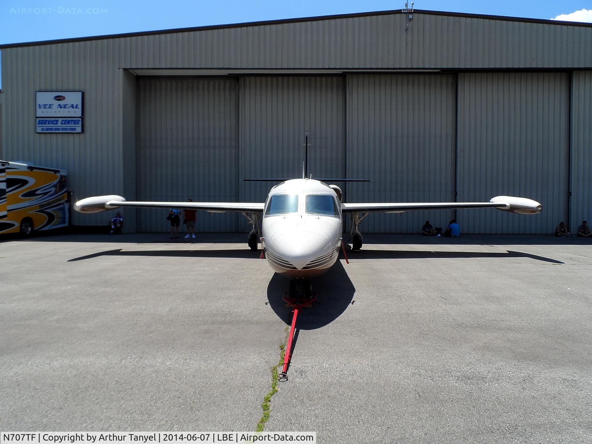 N707TF, 1972 Israel Aircraft Industries Westwind 1123 C/N 155, On display @ the 2014 Westmoreland County Airshow
