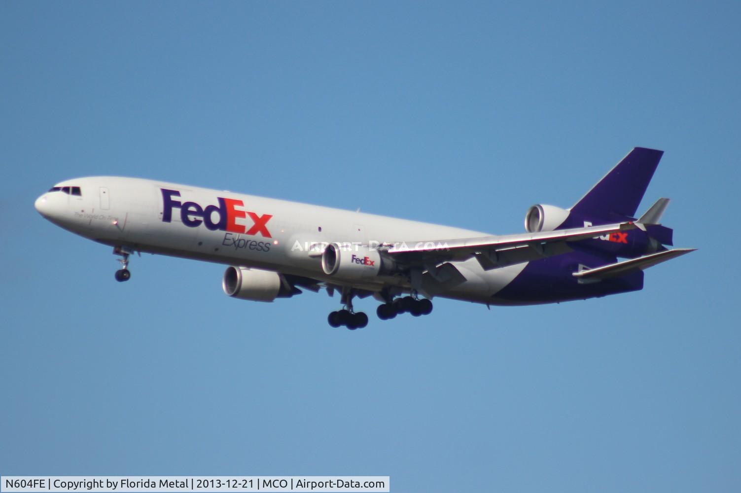 N604FE, 1992 McDonnell Douglas MD-11F C/N 48460, Fed Ex MD-11F