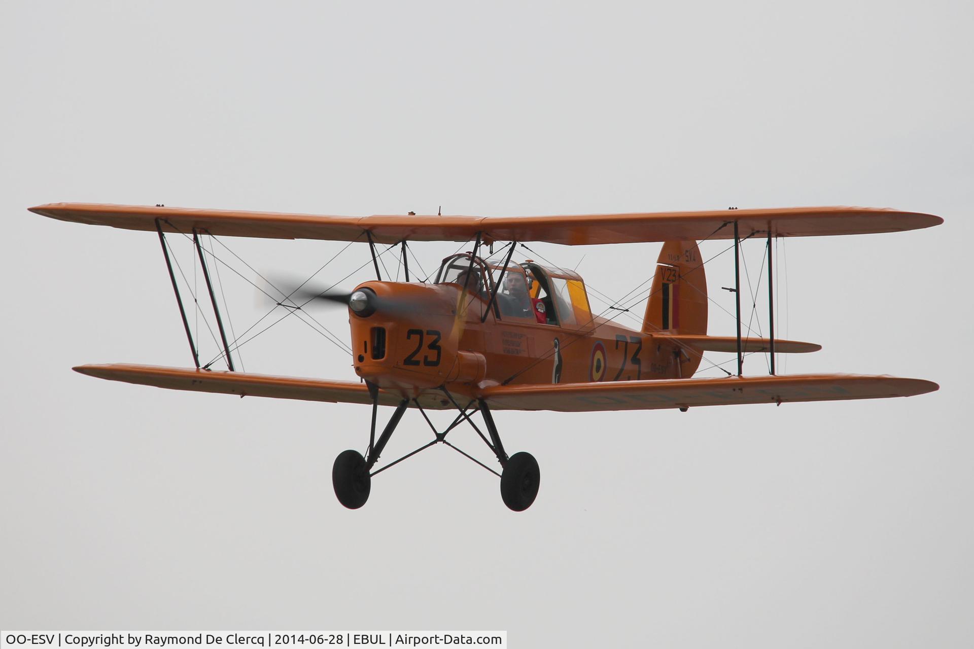 OO-ESV, 1951 Stampe-Vertongen SV-4B C/N 1165, Low pass at the Ursel Opendoor 2014.