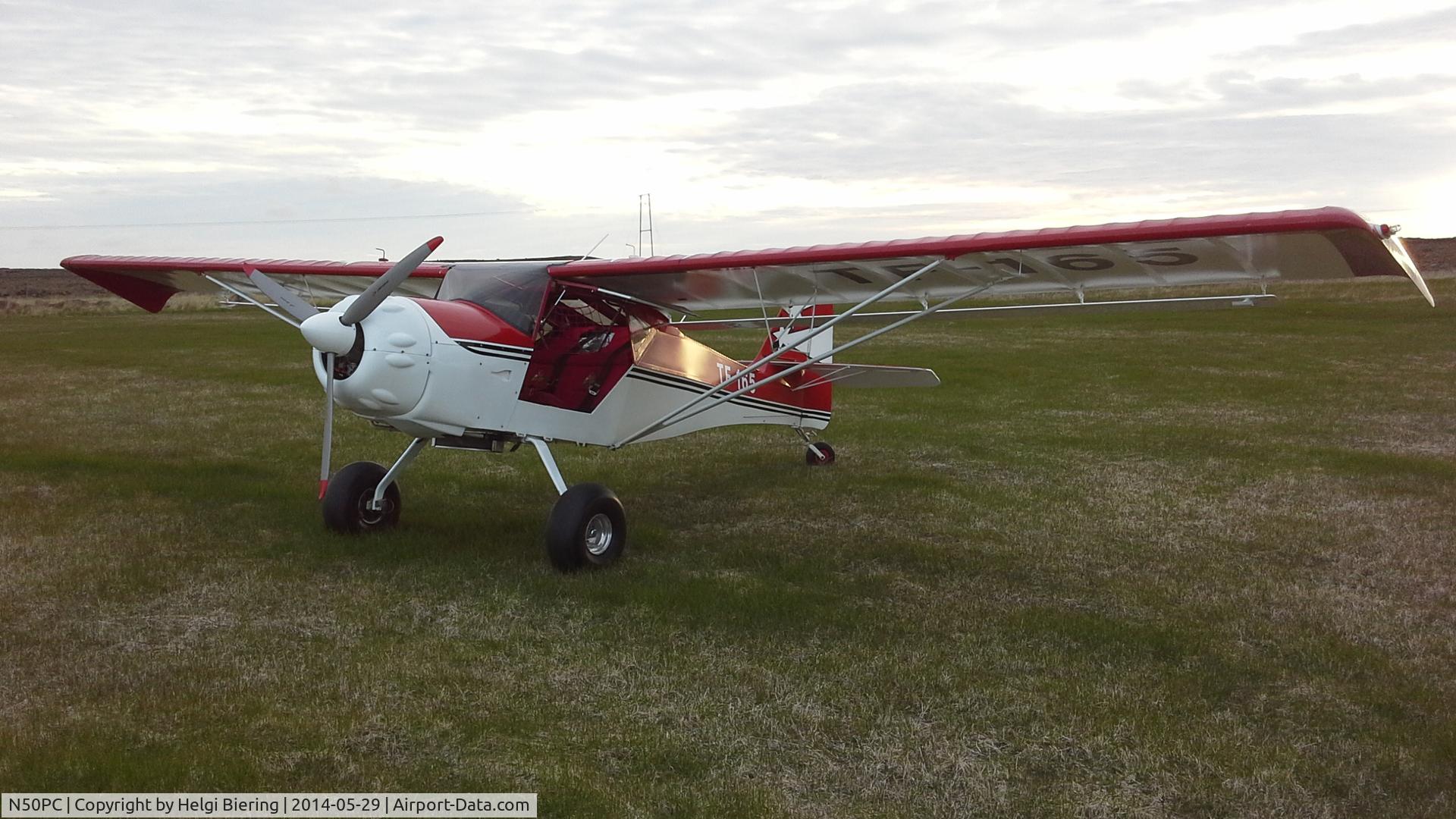N50PC, 1992 Denney Kitfox Model 3 C/N 838, This plane is located in Iceland to day and has the Icelandic registration TF-165