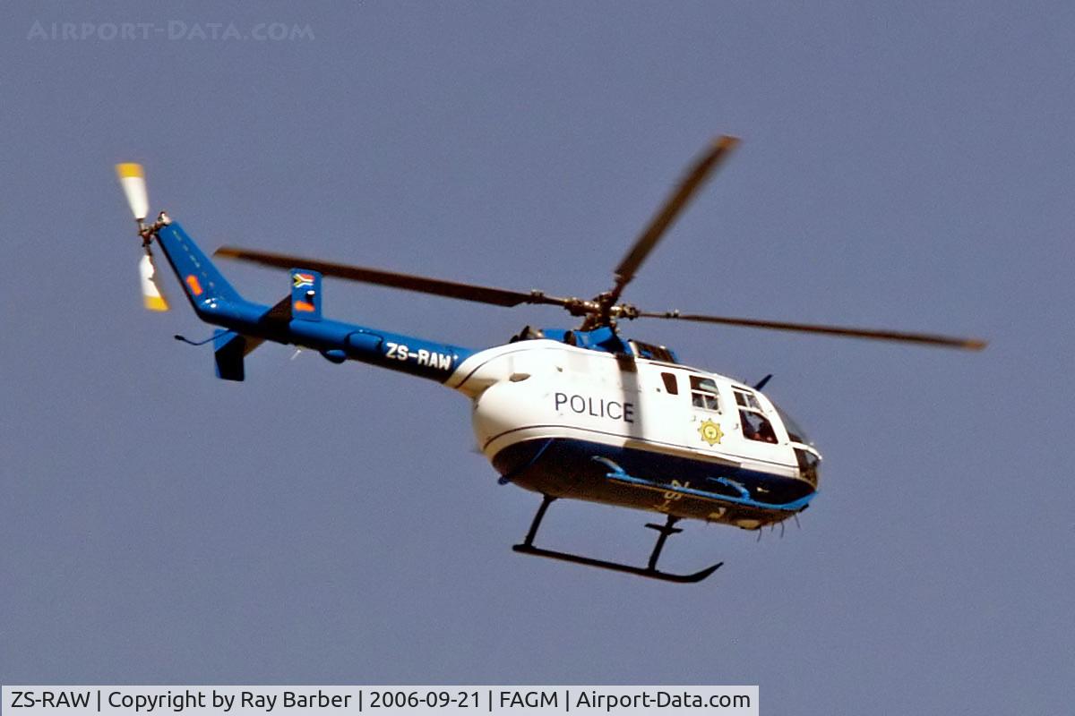 ZS-RAW, MBB Bo-105CBS-5 C/N S-823, Bolkow Bo.105CBS-4 [S-823] (South African Police) Johannesburg-Rand~ZS 21/09/2006