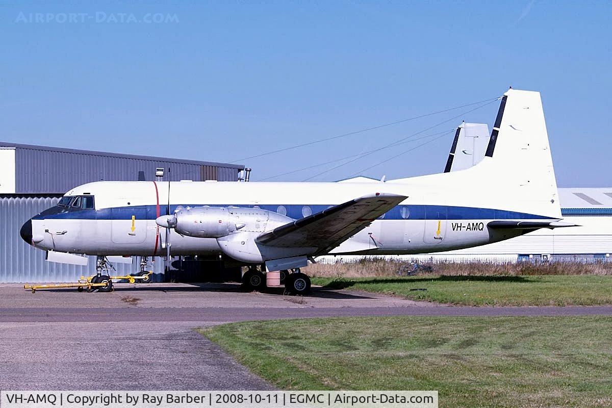VH-AMQ, 1968 Hawker Siddeley HS.748-228 Srs 2A C/N 1603, Avro 748 Srs.2/228 [1603] Southend~G 11/10/2008