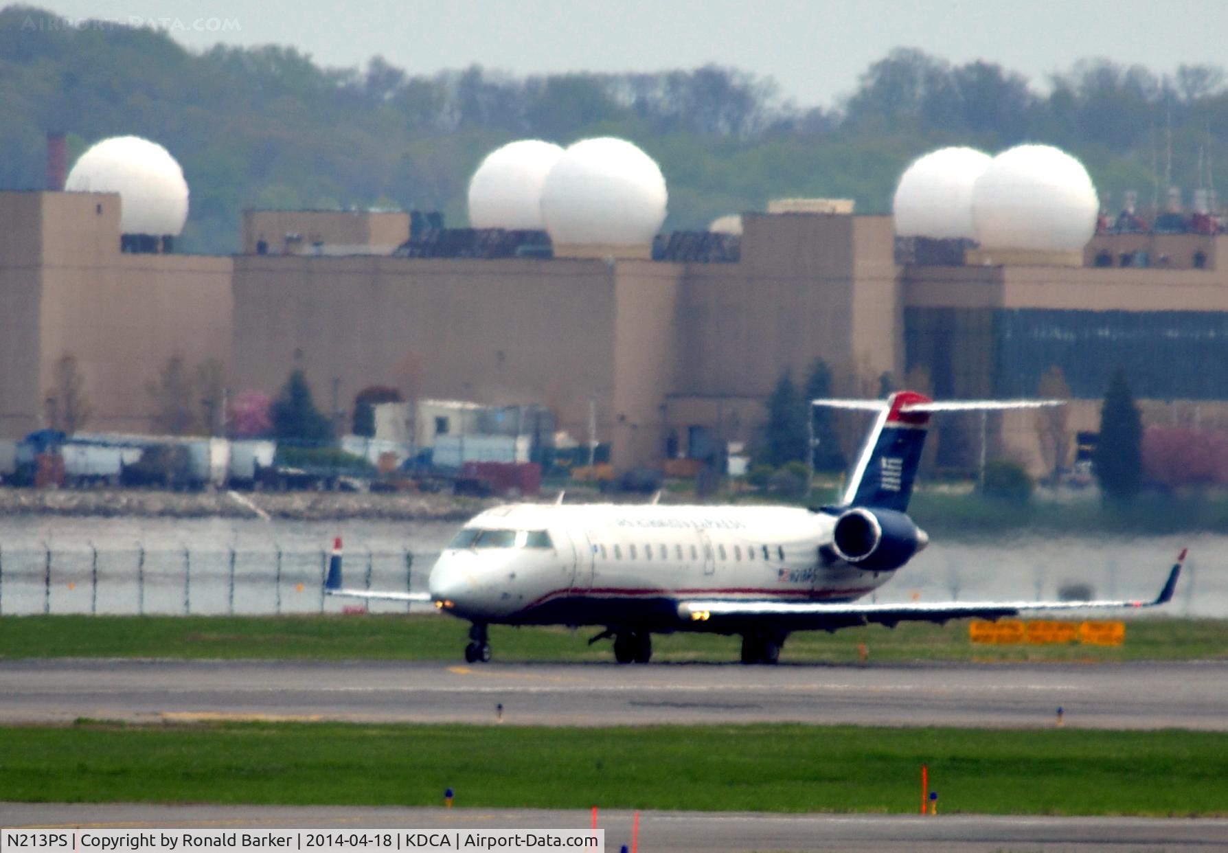 N213PS, 2003 Bombardier CRJ-200ER (CL-600-2B19) C/N 7879, Takeoff National Airport