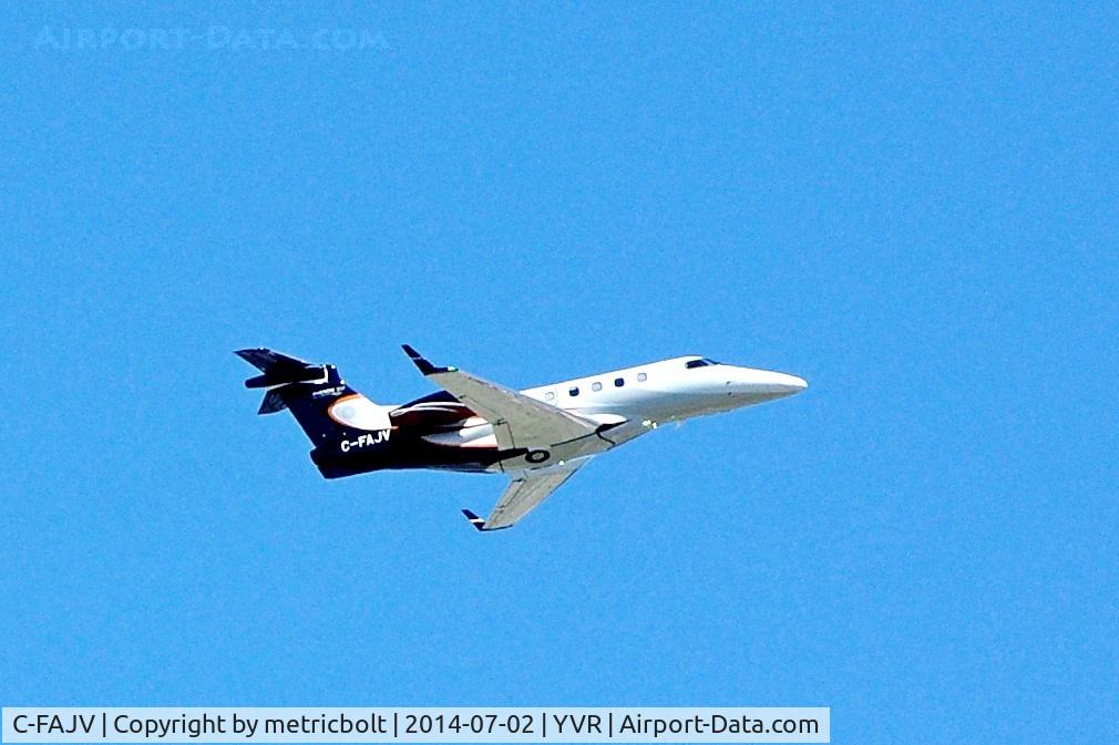 C-FAJV, 2013 Embraer EMB-505 Phenom 300 C/N 50500149, Departure from YVR