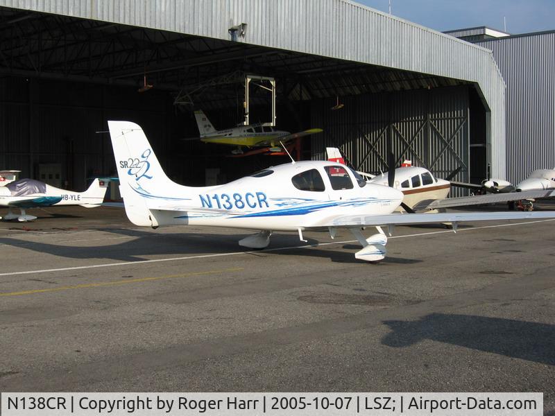 N138CR, 2005 Cirrus SR22-G2 C/N 1584, N138CR on the ramp in Bern (LSZB) Switzerland