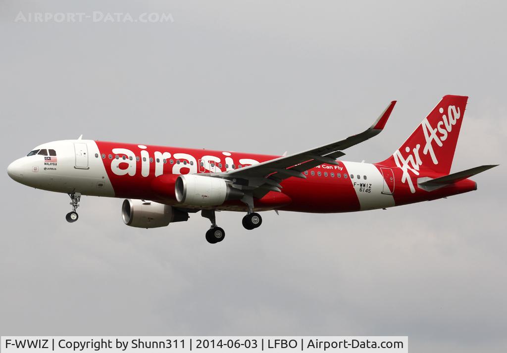 F-WWIZ, 2014 Airbus A320-216 C/N 6145, C/n 6145 - To be 9M-AJN