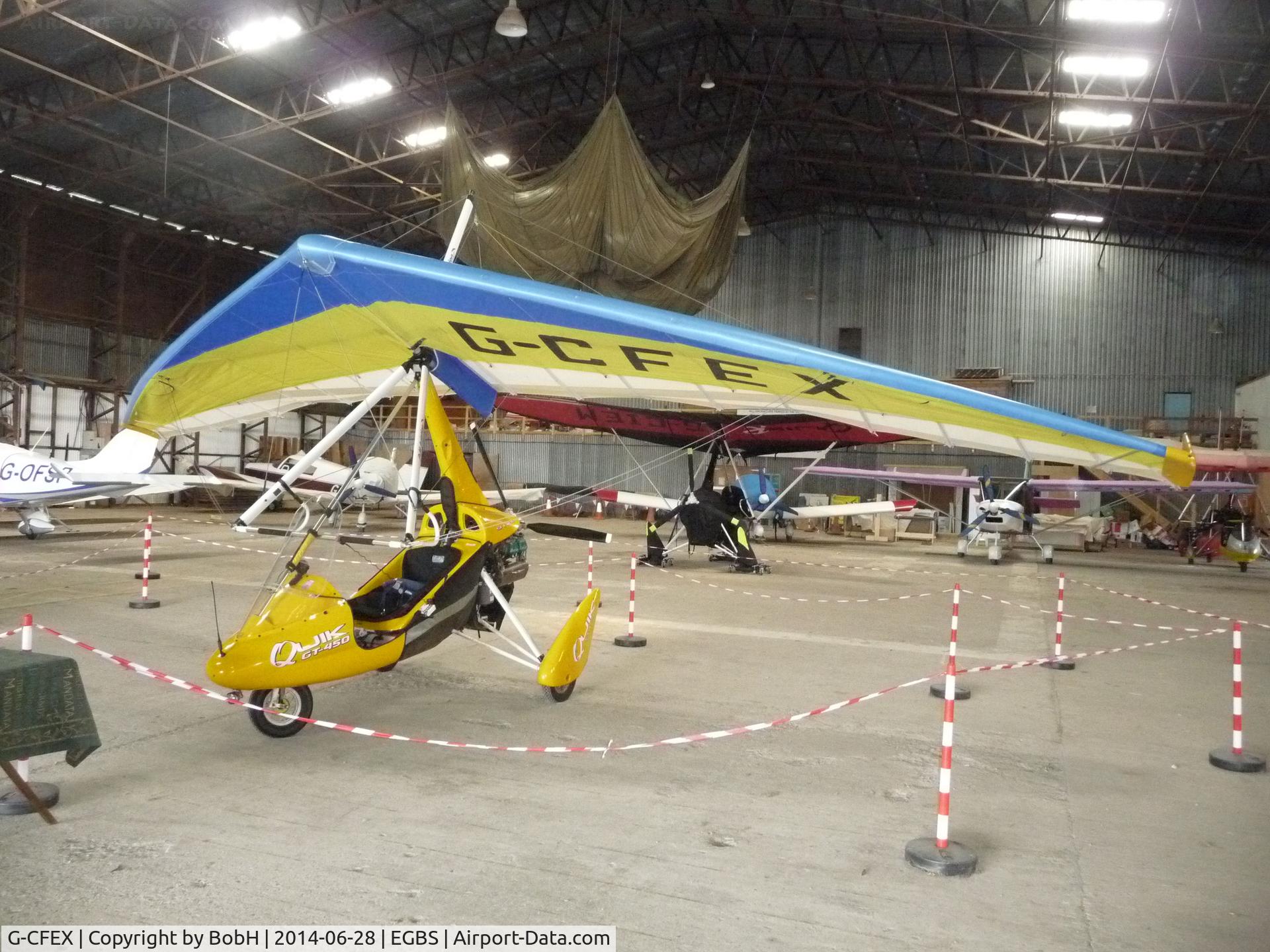 G-CFEX, 2008 P&M Aviation Quik 450GT C/N 8362, Seen here on display at Shobdon's Food and Flying Festival, 28th June 2014