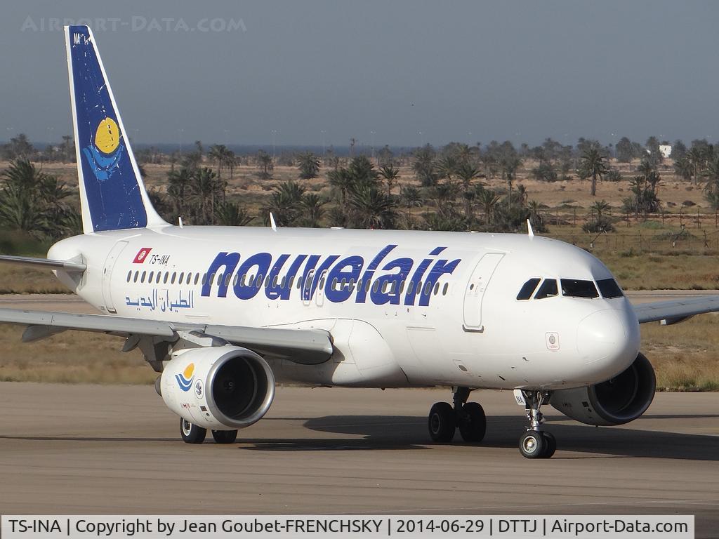 TS-INA, 1999 Airbus A320-214 C/N 1121, Nouvelair BJ306 to Bordeaux
