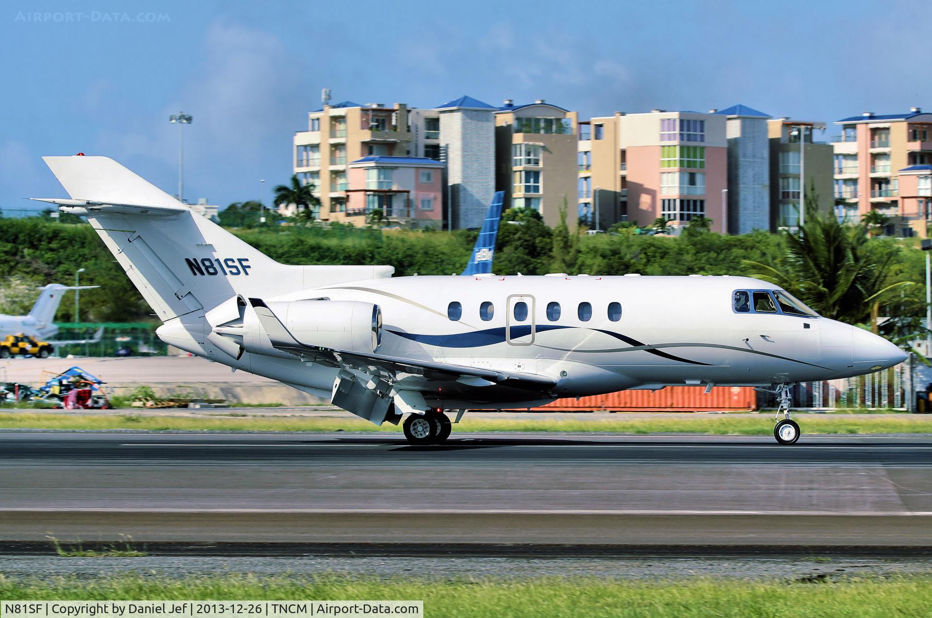N81SF, 2001 Raytheon Hawker 800XP C/N 258531, N81SF