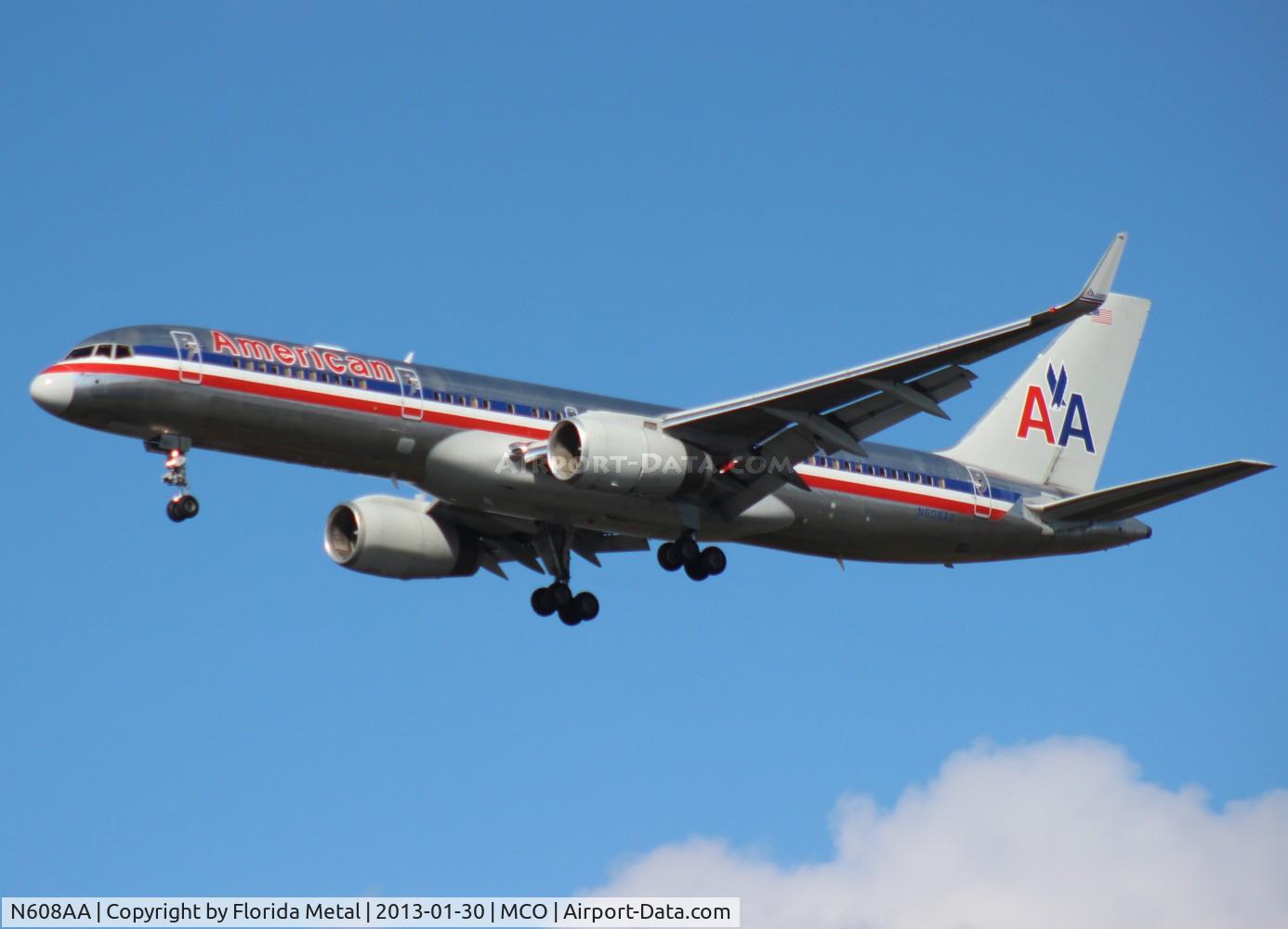 N608AA, 1996 Boeing 757-223 C/N 27446, American 757-200