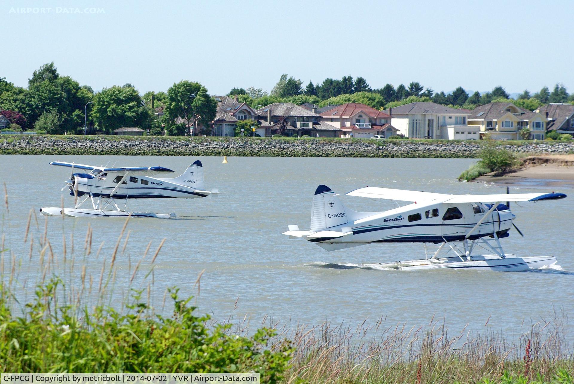 C-FPCG, 1956 De Havilland Canada DHC-2 Beaver Mk.1 C/N 1000, Departure from Fraser River