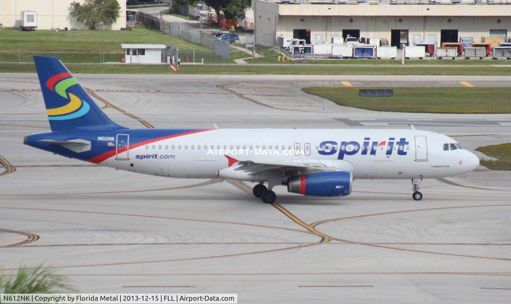 N612NK, 2012 Airbus A320-232 C/N 5029, Spirit A320