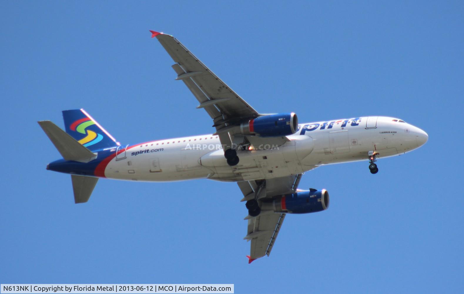 N613NK, 2012 Airbus A320-232 C/N 5042, Spirit A320