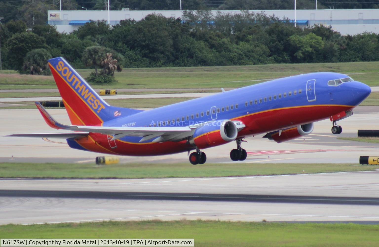 N617SW, 1995 Boeing 737-3H4 C/N 27700, Southwest 737-300