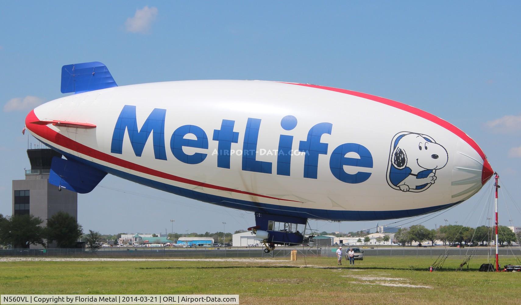 N560VL, 1991 American Blimp Corp A60R C/N 005, Snoopy One