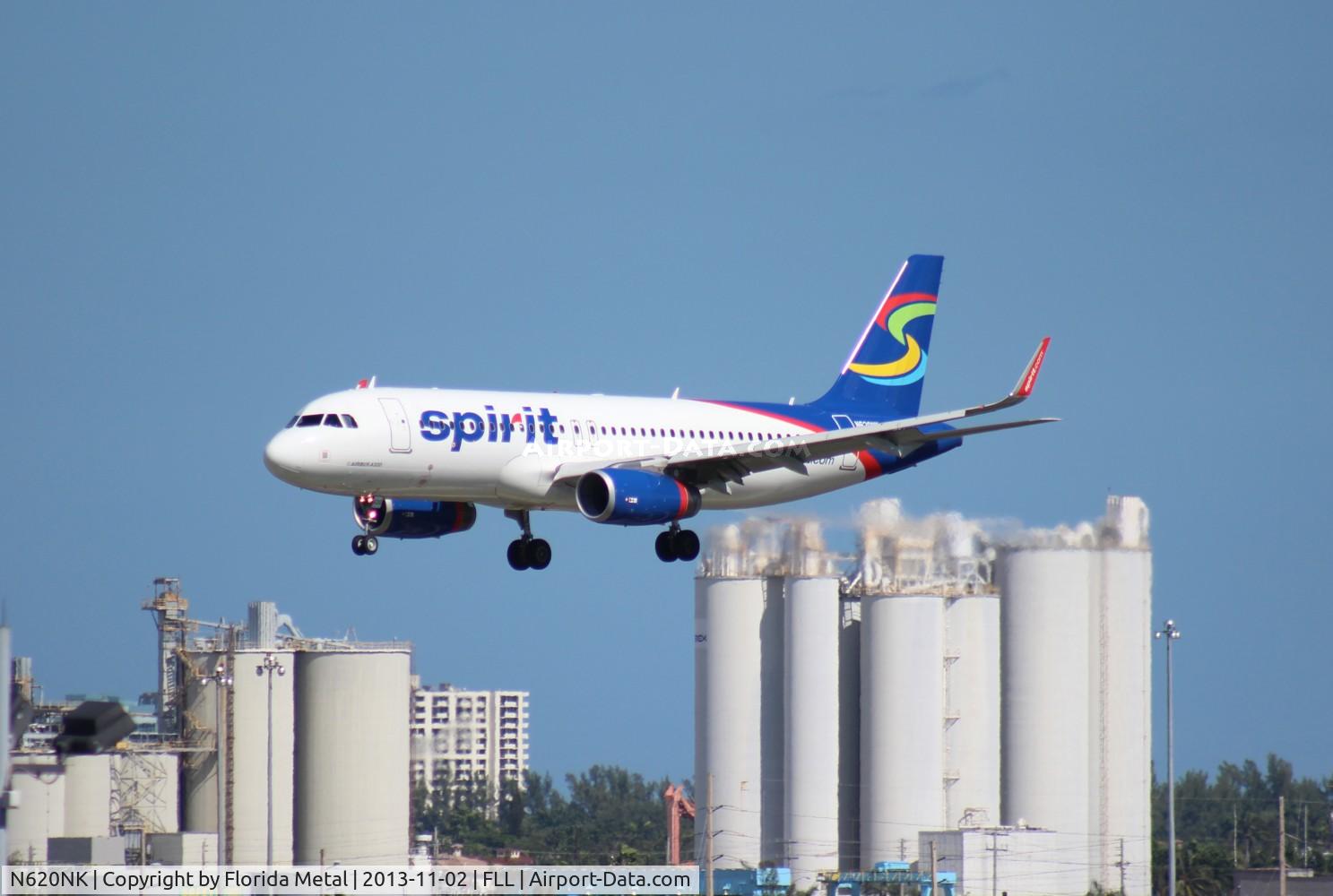 N620NK, 2013 Airbus A320-232 C/N 5624, Spirit A320