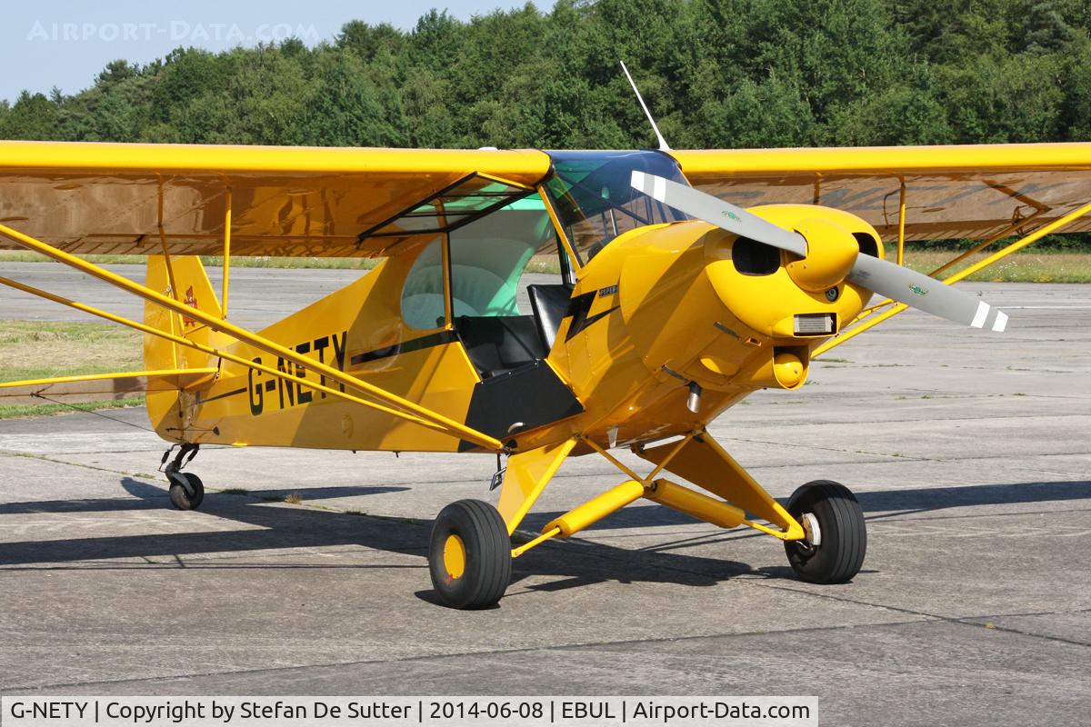 G-NETY, 1994 Piper PA-18-150 Super Cub C/N 1809108, Parked at Aero Club Brugge