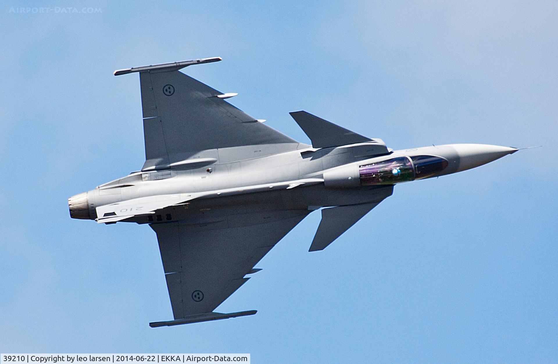 39210, Saab JAS-39C Gripen C/N 39210, Karup Air Base 22.6.14