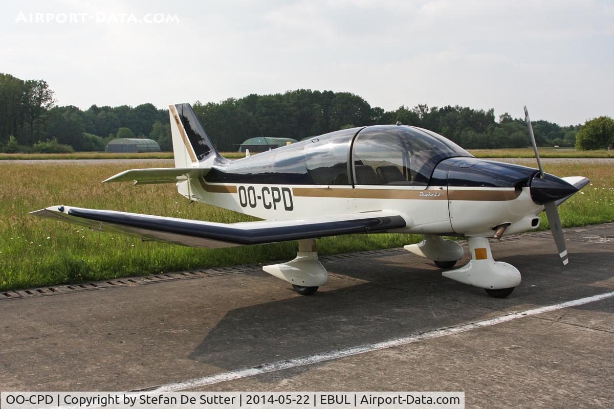 OO-CPD, 1993 Robin DR-400-120 Dauphin 2+2 C/N 2215, Parked at Vliegclub Ursel. First picture.