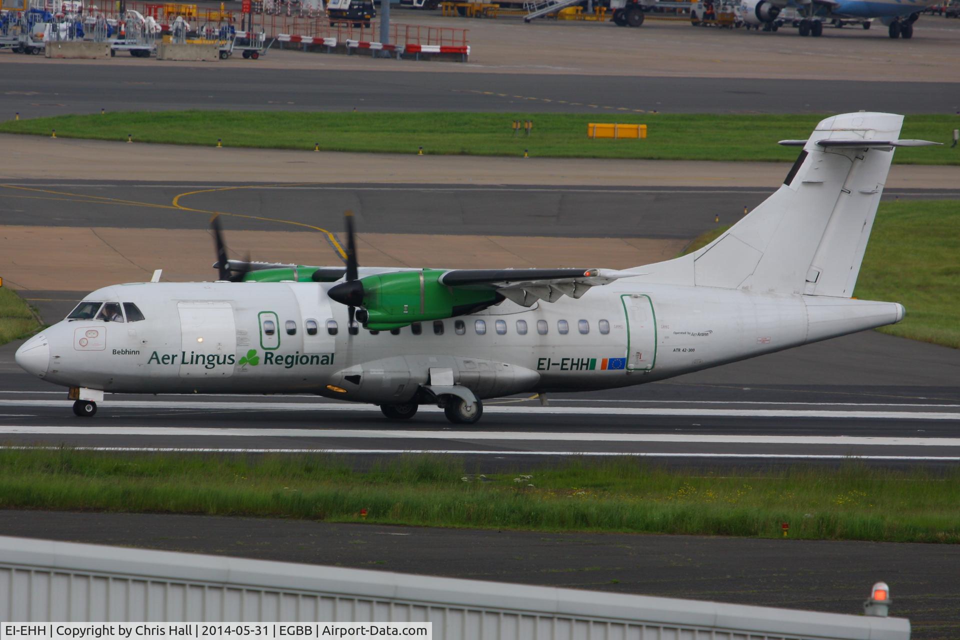 EI-EHH, 1990 ATR 42-300 C/N 196, Aer Lingus Regional