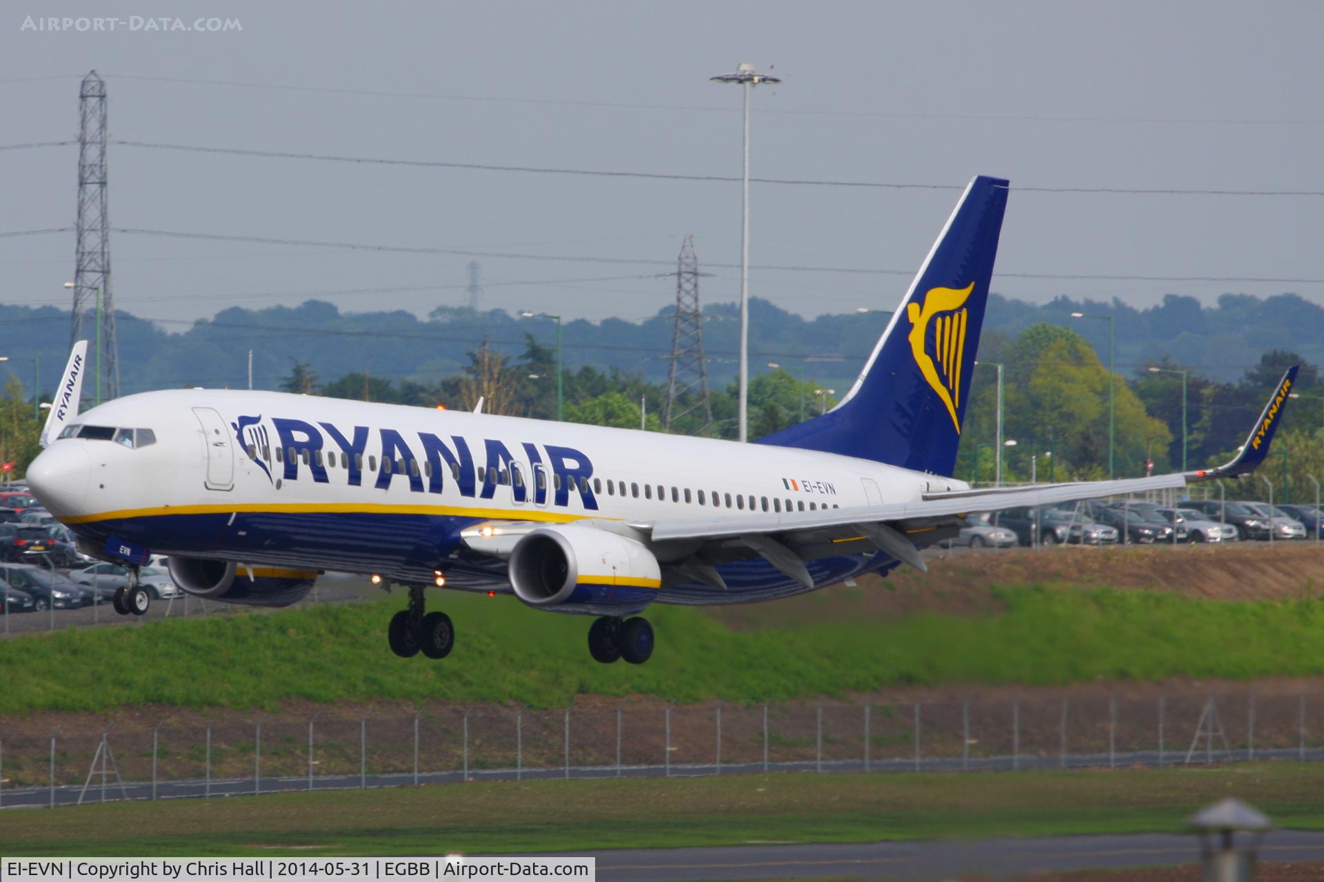 EI-EVN, 2012 Boeing 737-8AS C/N 40294, Ryanair
