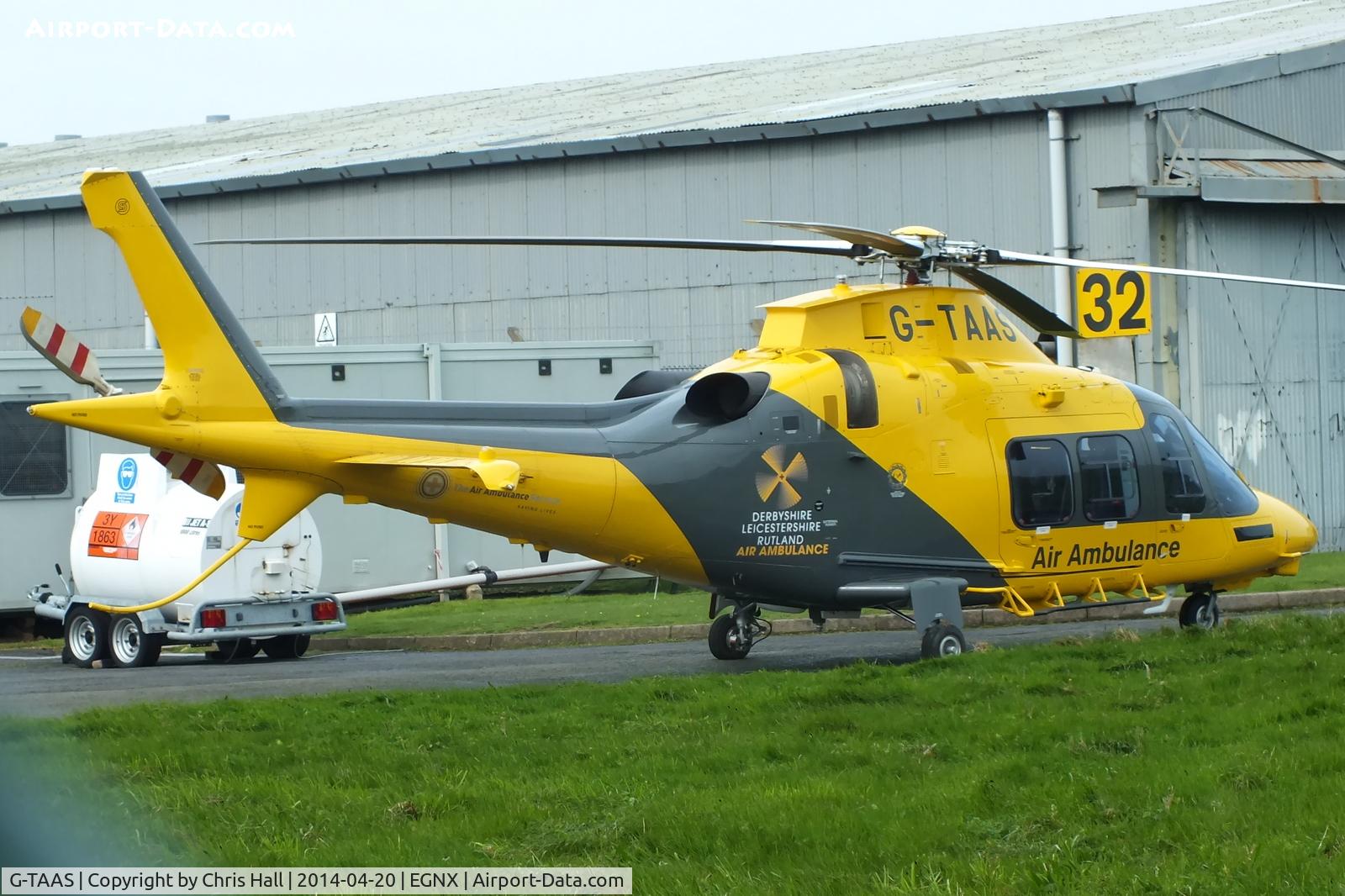 G-TAAS, 2013 AgustaWestland AW-109SP GrandNew C/N 22305, Derbyshire, Leicestershire and Rutland Air ambulance