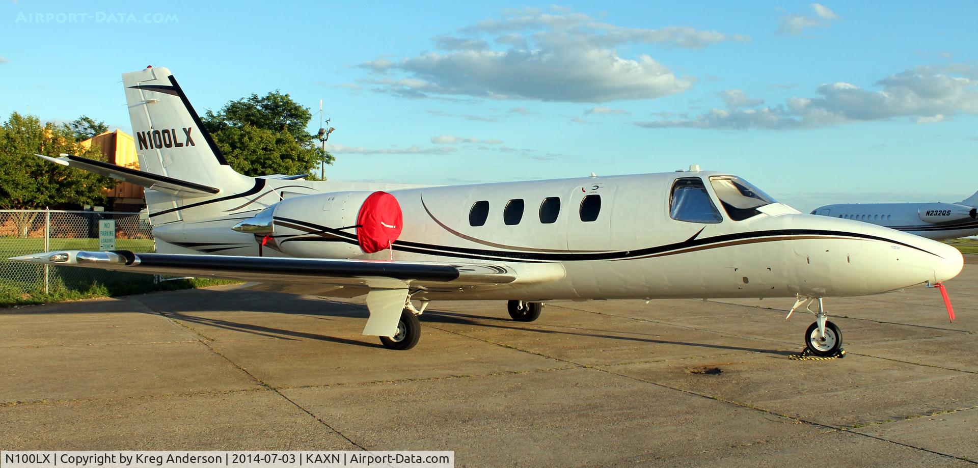 N100LX, 1981 Cessna 501 Citation I/SP C/N 501-0220, Cessna 501 Citation on the ramp.