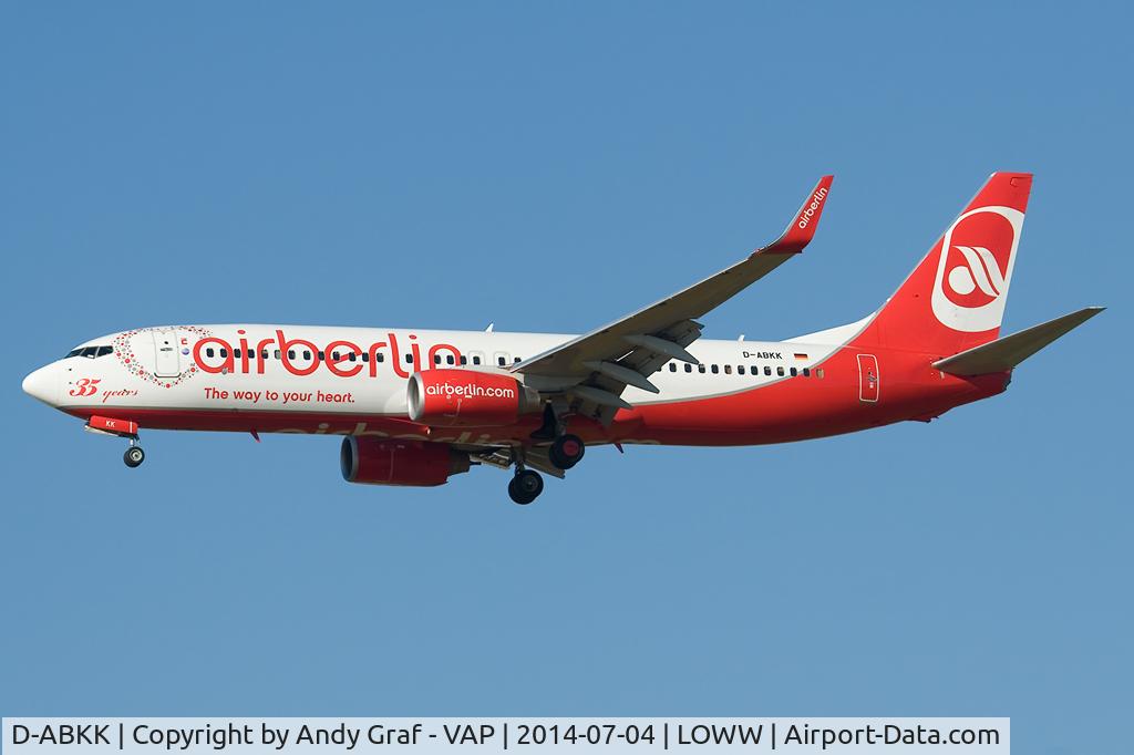 D-ABKK, 2010 Boeing 737-86J C/N 37753, Air Berlin 737-800