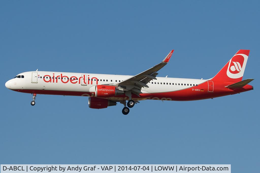 D-ABCL, 2014 Airbus A321-211 C/N 6168, Air Berlin A321