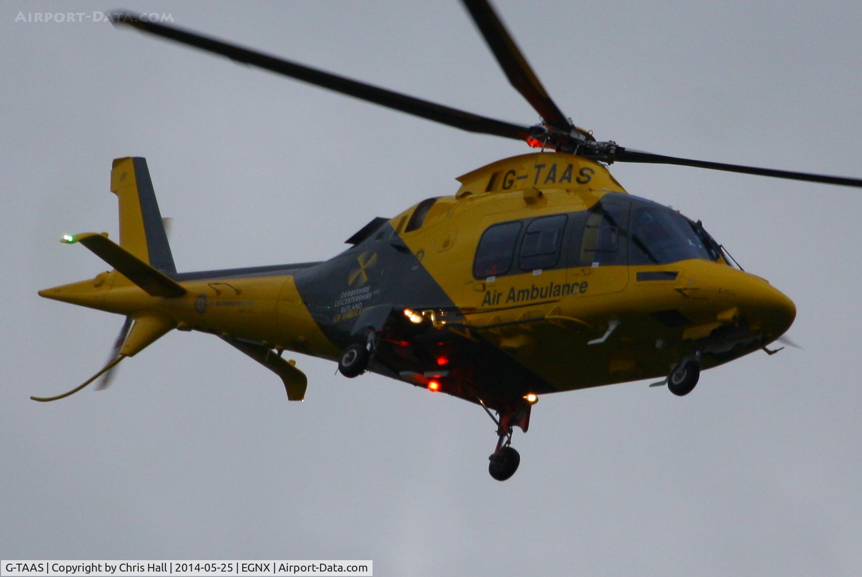 G-TAAS, 2013 AgustaWestland AW-109SP GrandNew C/N 22305, Derbyshire, Leicestershire and Rutland Air ambulance