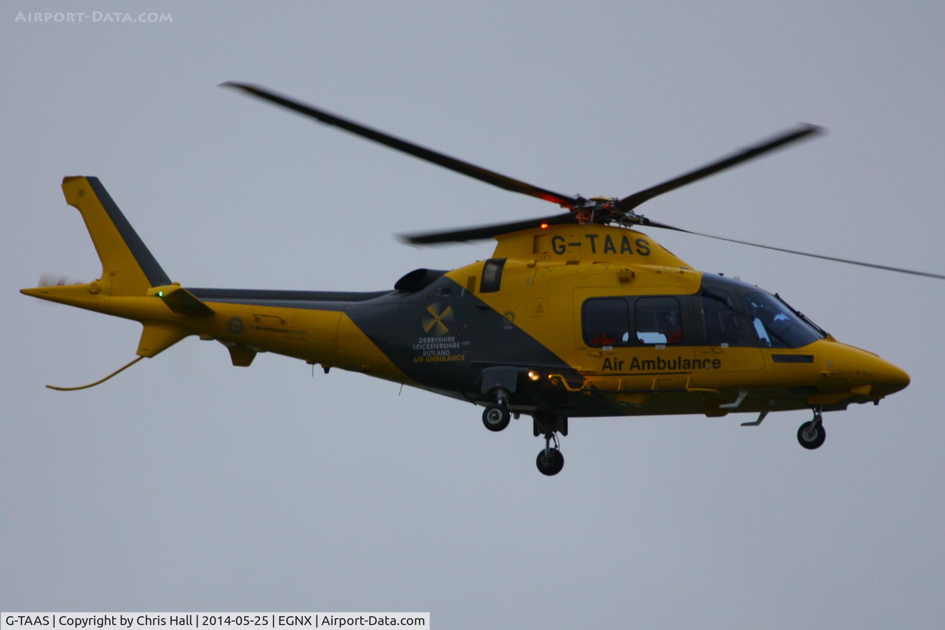 G-TAAS, 2013 AgustaWestland AW-109SP GrandNew C/N 22305, Derbyshire, Leicestershire and Rutland Air ambulance