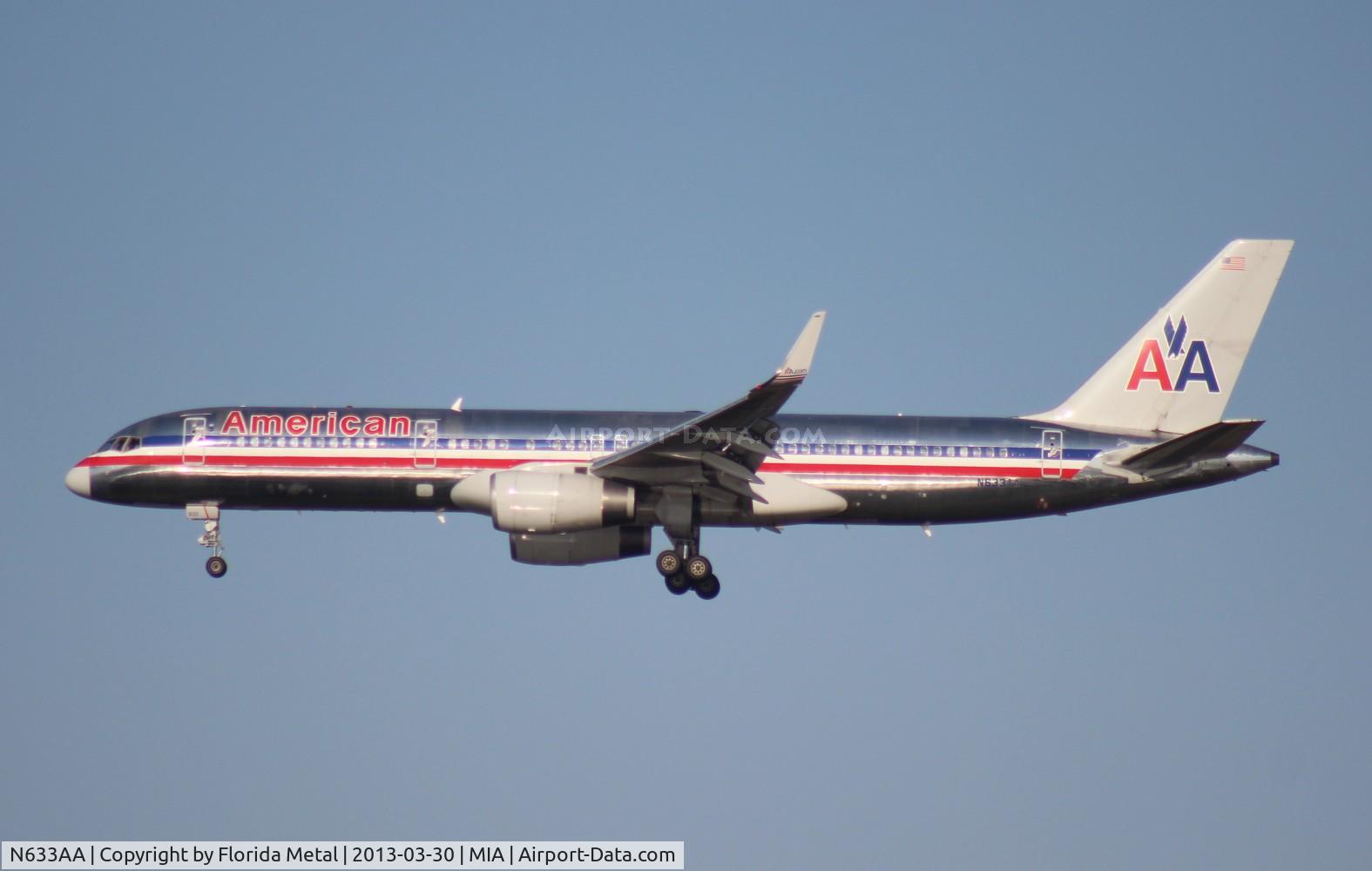 N633AA, 1990 Boeing 757-223 C/N 24591, American 757-200