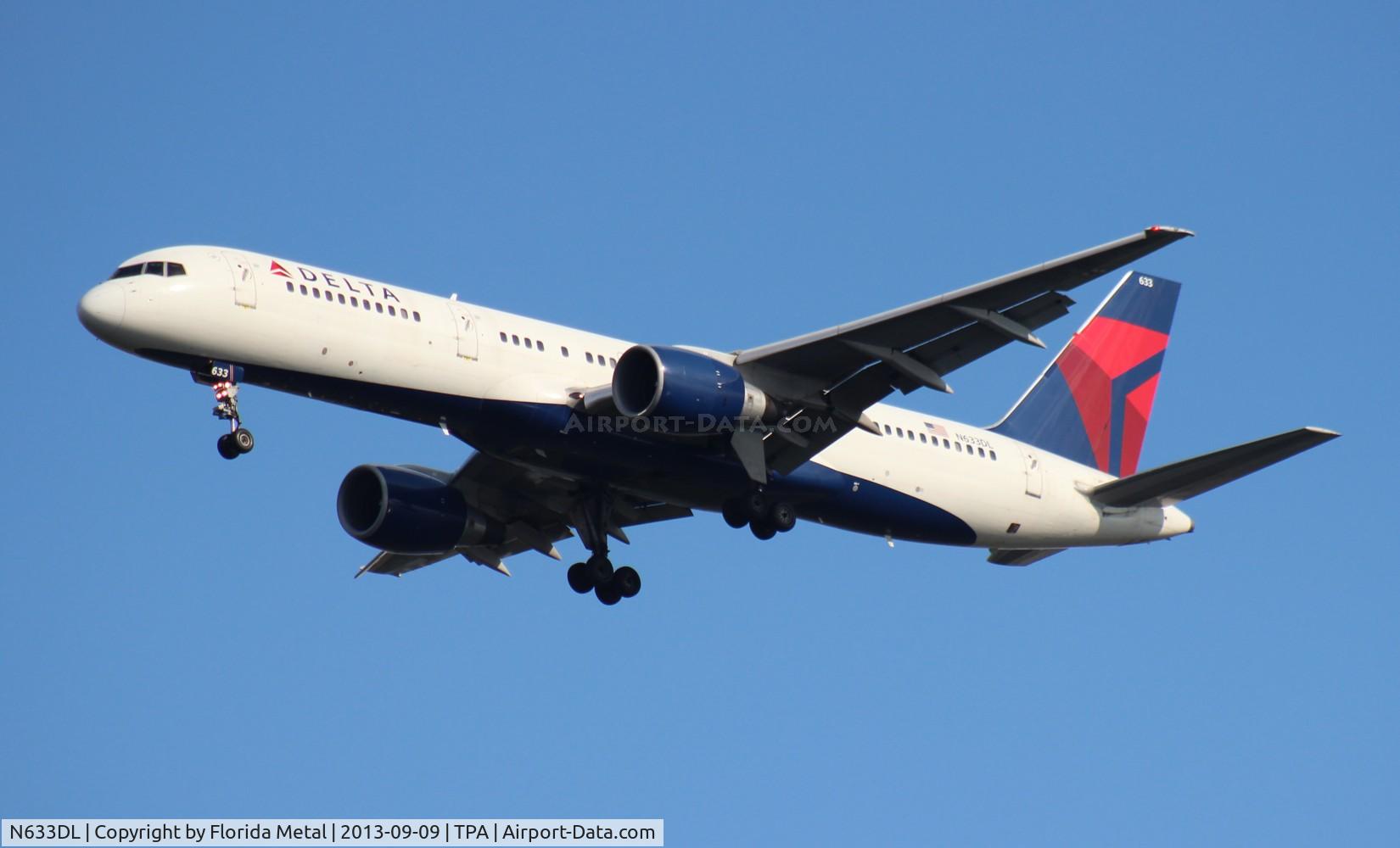 N633DL, 1987 Boeing 757-232 C/N 23614, Delta 757-200