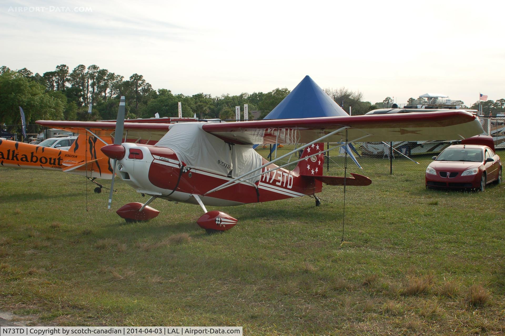 N73TD, 1973 Bellanca 7GCAA C/N 278-73, 1973 Bellanca 7GCAA, N73TD, at 2014 Sun n Fun, Lakeland Linder Regional Airport, Lakeland, FL