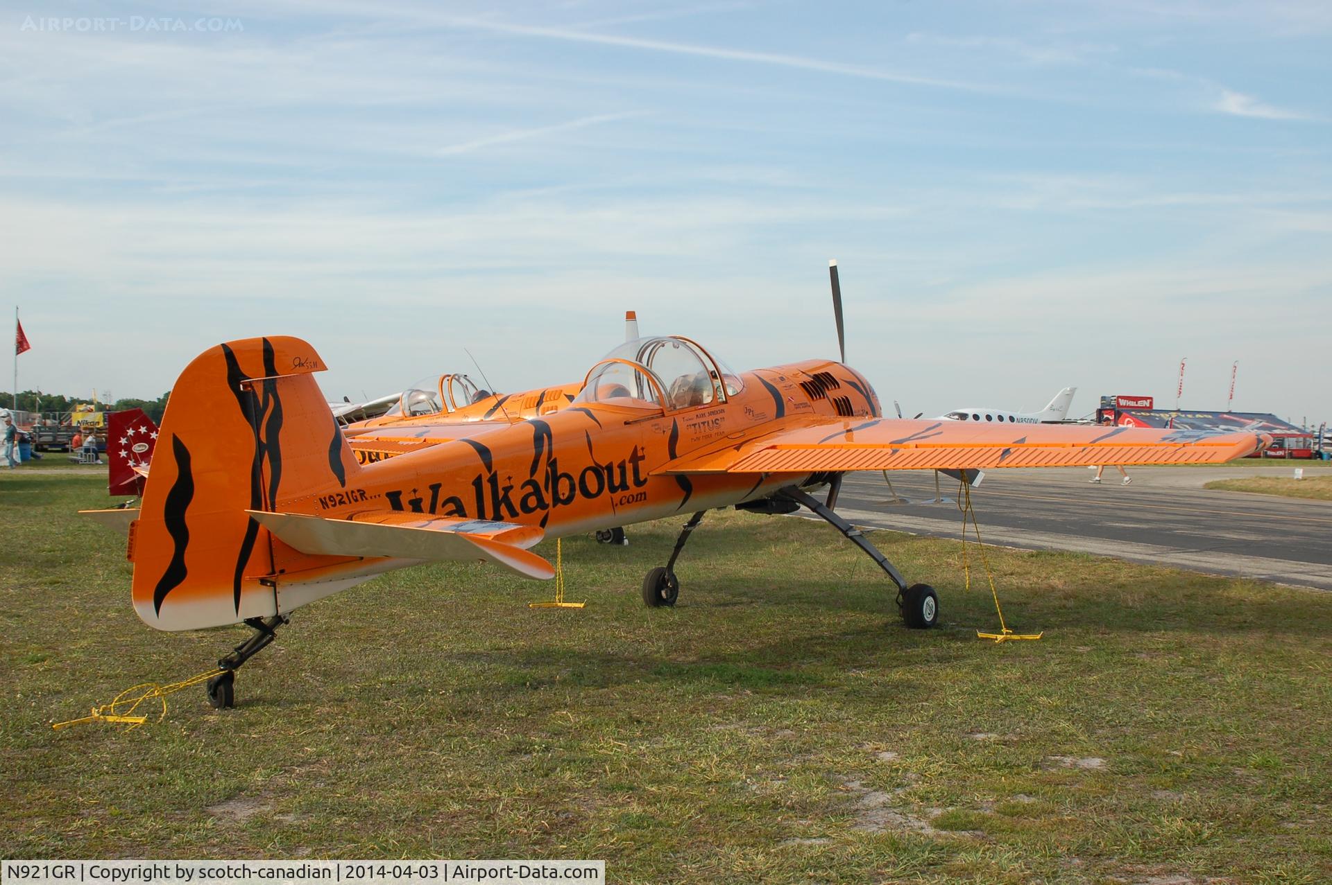 N921GR, 1993 Yakovlev Yak-55M C/N 930809, 1993 Yakovlev YAK-55M, N921GR, at 2014 Sun n Fun, Lakeland Linder Regional Airport, Lakeland, FL