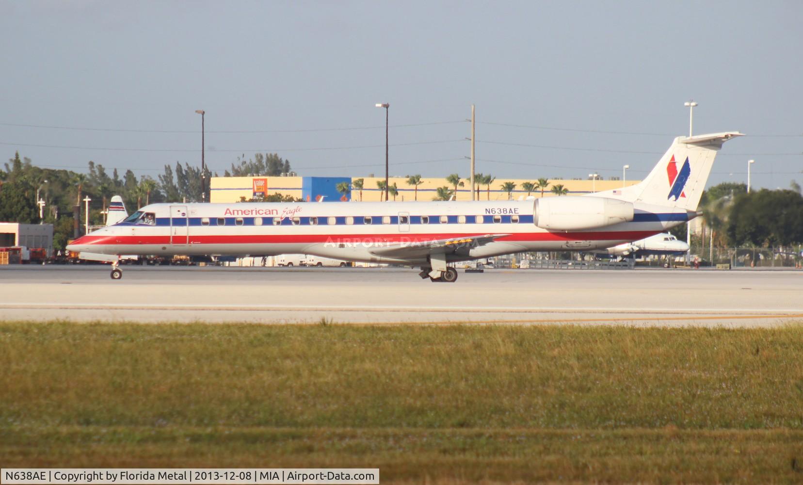 N638AE, 1999 Embraer ERJ-145LR (EMB-145LR) C/N 145172, American Eagle E145LR
